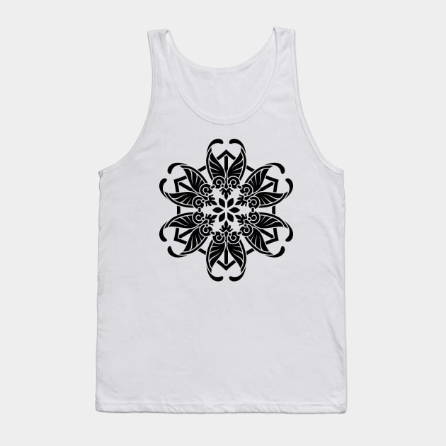 Inspirational MANDALA T-SHIRT MANDALA 012 Tank Top by abcmandalaclothing